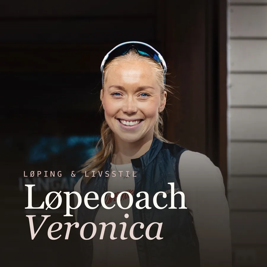 Omslaget til podkasten Løpecoach Veronica